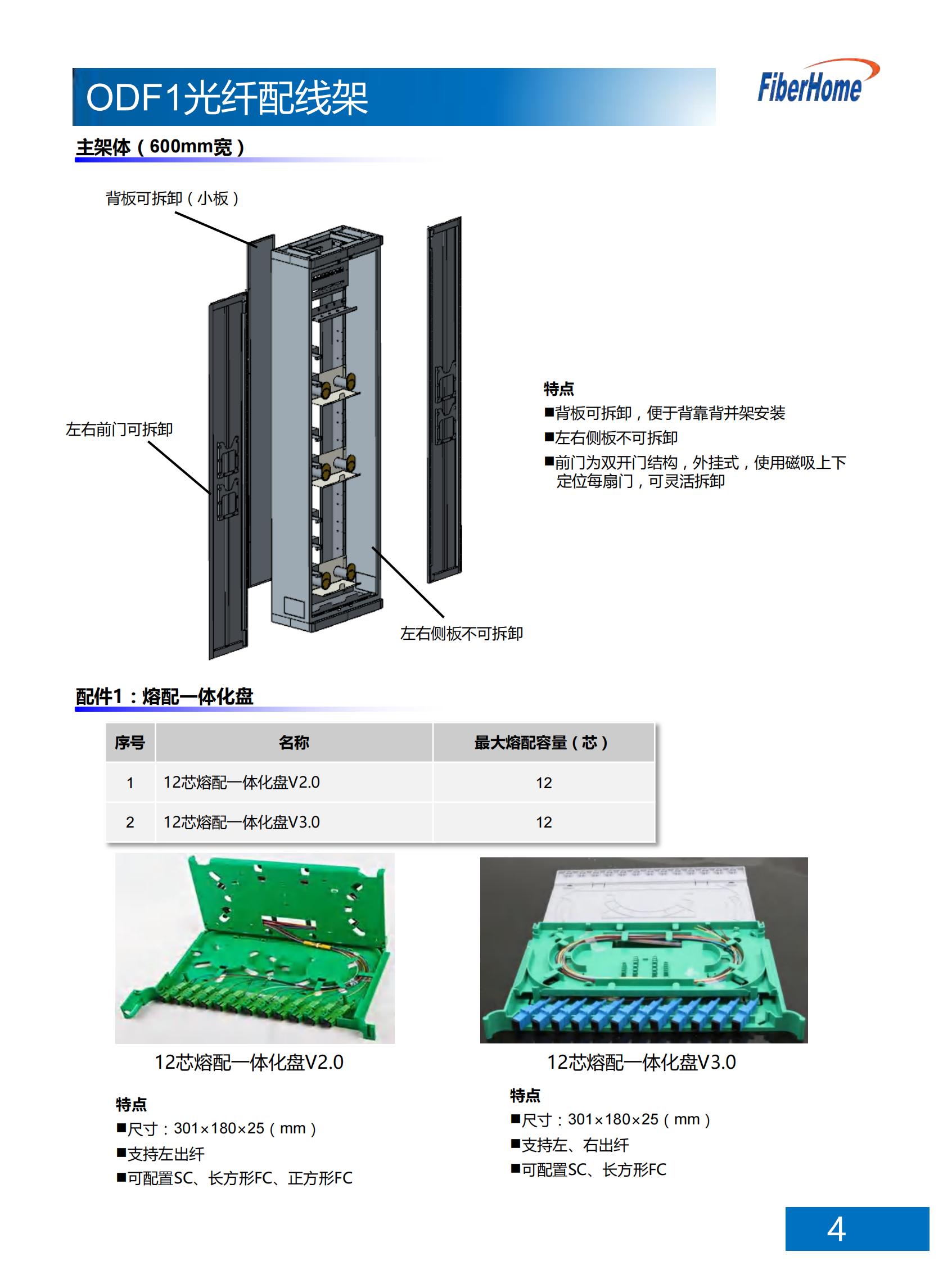 ODF101-576-A3 ODF光纤配线架 （576芯落地式 无子框型 不带熔纤盘）